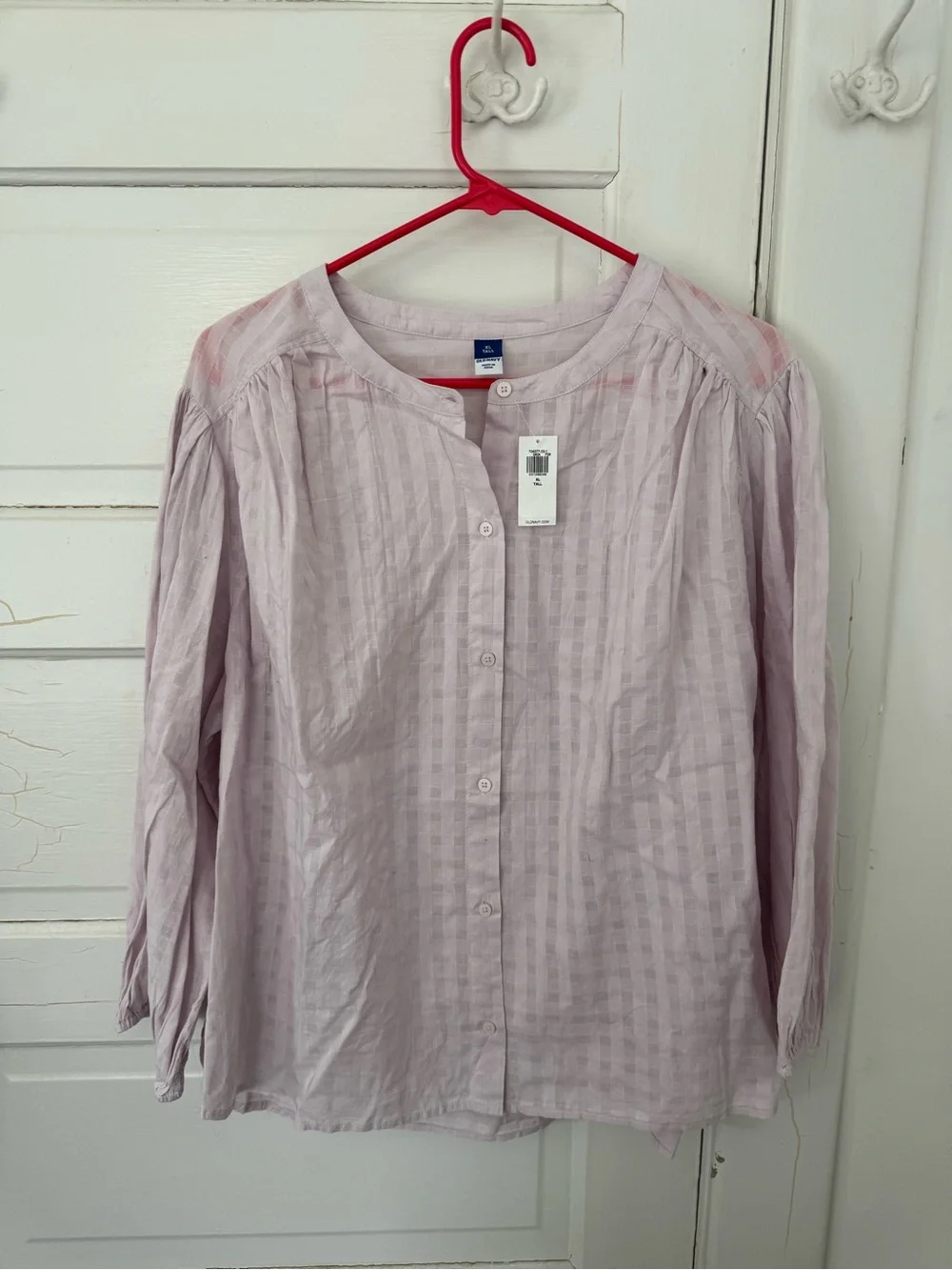 Old Navy Lavender Button-Front Blouse